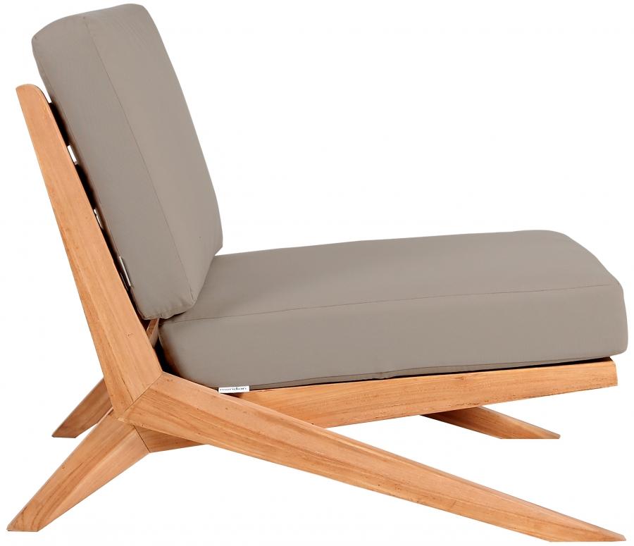 

                    
Buy Contemporary Grey Wood Fabric Patio Chair Meridian Furniture Tahiti 351Grey-C
