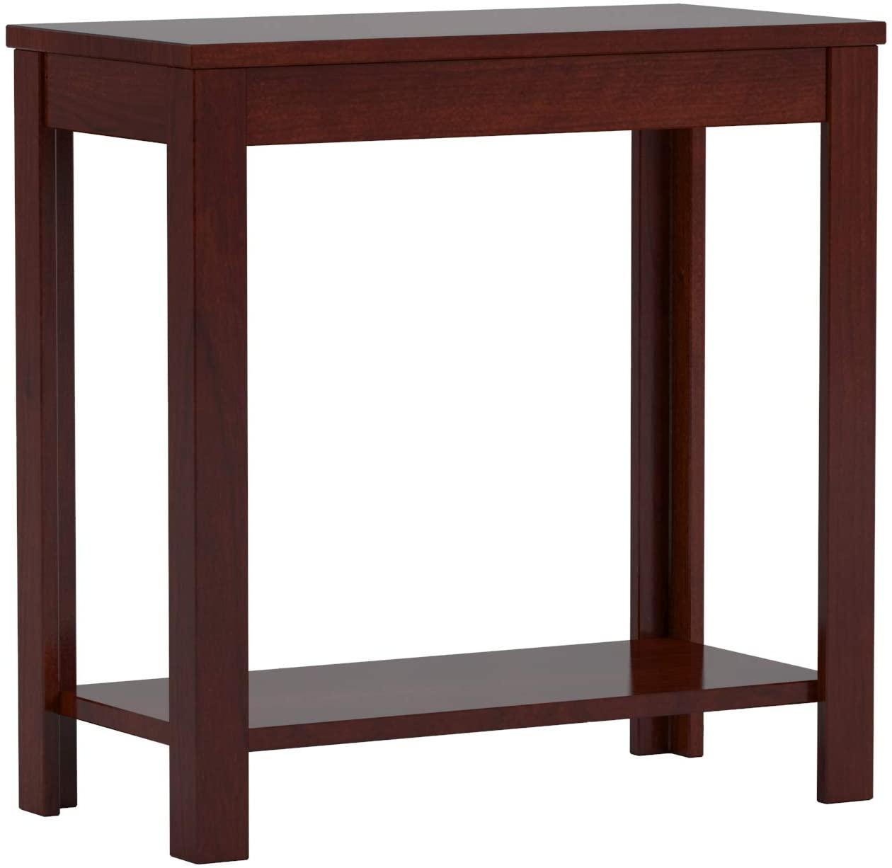Rustic, Simple 2 End Tables Pierce 7710-2pcs in Cherry 