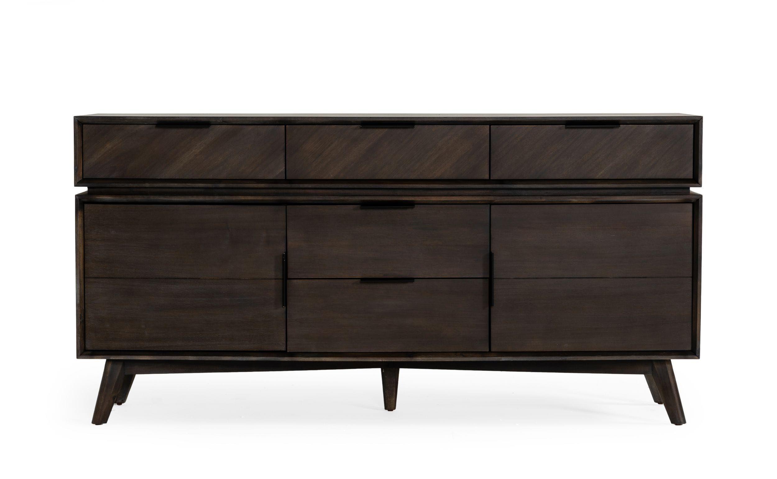 Contemporary, Modern Buffet Roger VGWDSTHLBF5D2D-BUF in Brown 