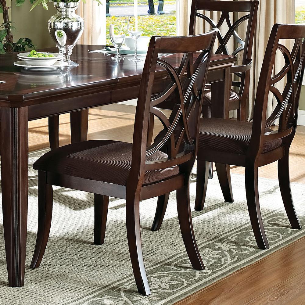 

    
Keenan-60255-Set-8 Dark Walnut Wood Dining Table Set 8Pcs Acme Furniture 60255 Keenan
