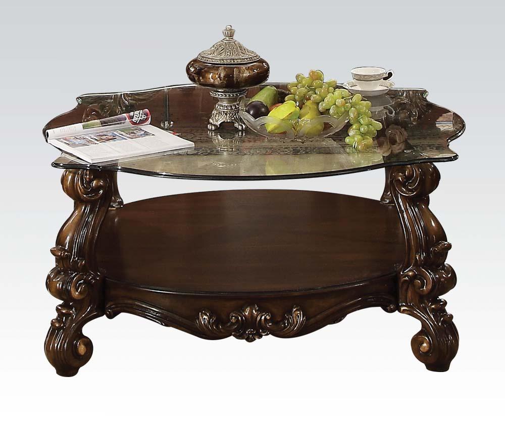 Classic, Traditional Coffe Table Versailles 82080 82080 in Brown 