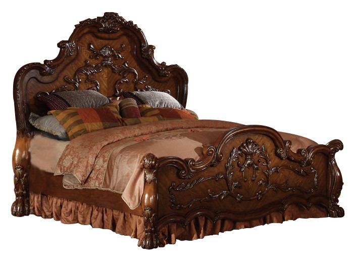 

        
Acme Furniture Dresden-12140Q Panel Bed Cherry  0840412971877
