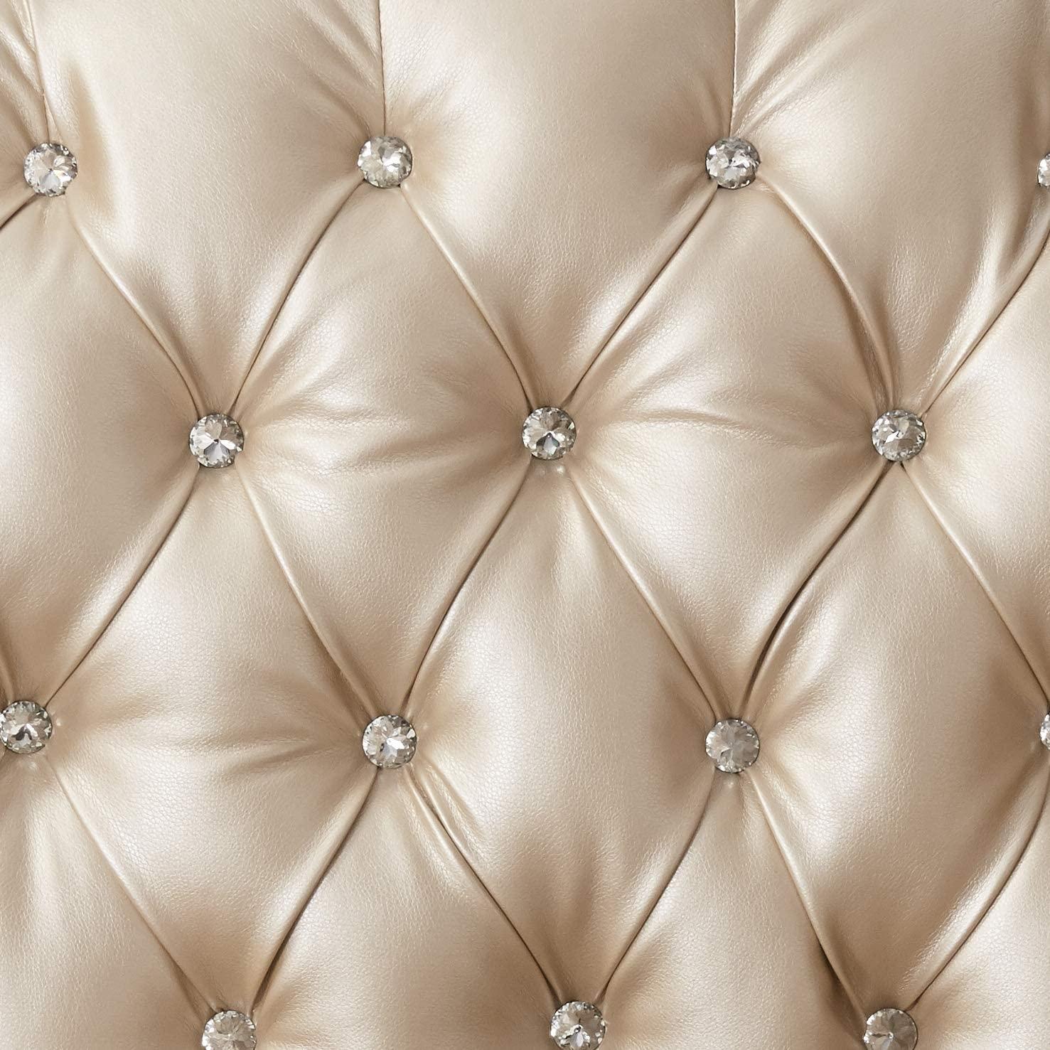

        
Acme Furniture Chantelle 53540 Sofa and Loveseat Set Pearl White/Platinum/Gold Fabric 00840412013591
