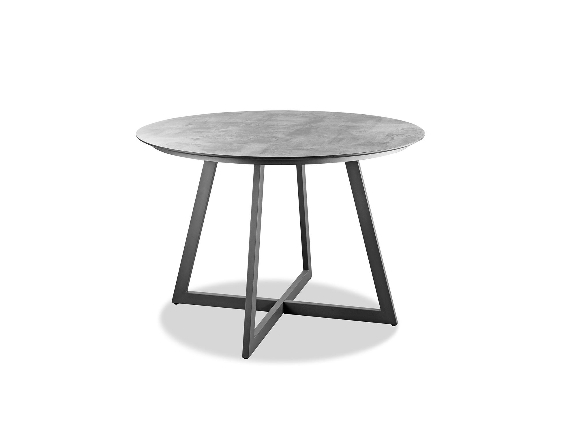 Contemporary Outdoor Dining Table Rain ODT1580 in Gray 