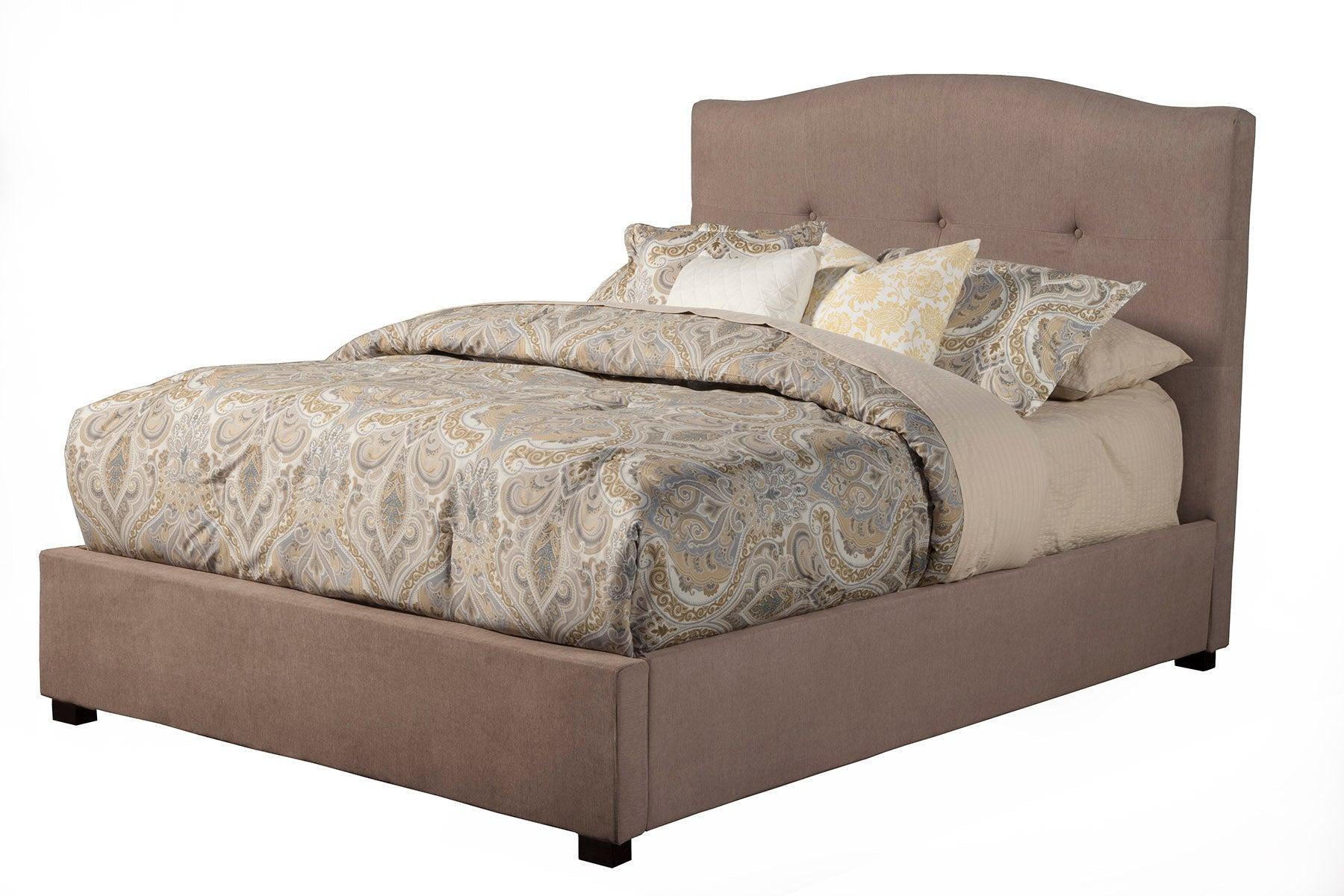

    
Haskett/Jute Full Tufted Upholstered Bed Amanda ALPINE Modern Contemporary
