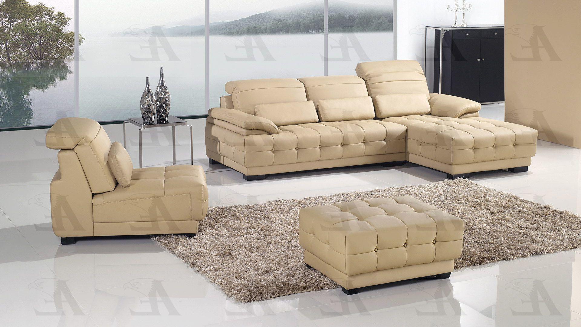 

    
American Eagle Furniture AE-L296-CA Camel Sofa Chaise Chair and Ottoman Set Right Hand Chase Bonded Leather 4Pcs
