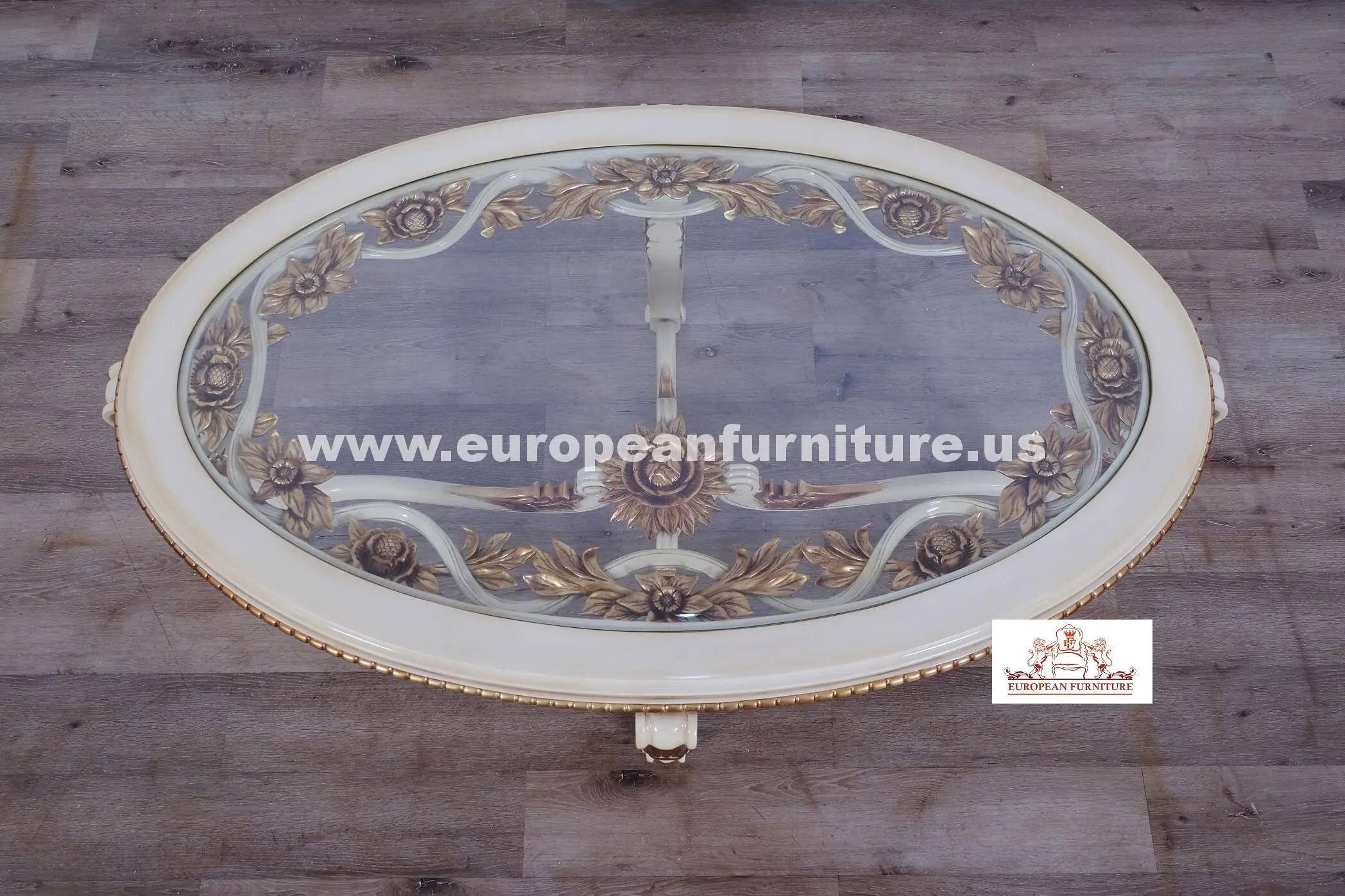 

    
EUROPEAN FURNITURE VERONICA III Coffee Table Antique/Gold/Beige 47072-CT
