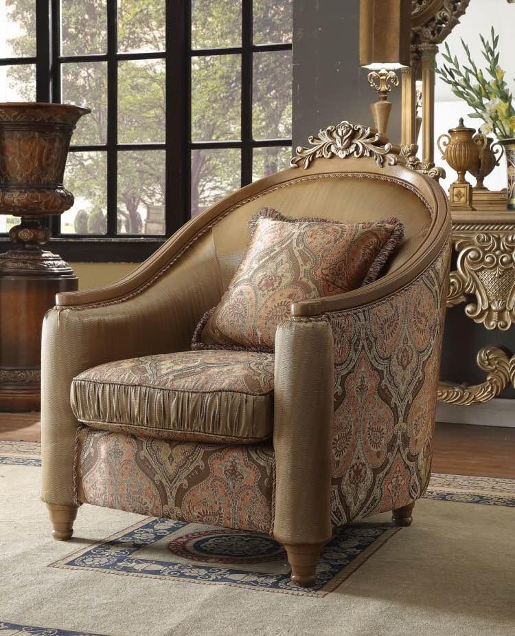

    
Homey Design Furniture HD-622 / HD-C7012 Sofa Set Sand/Antique/Brown HD-622-4PC
