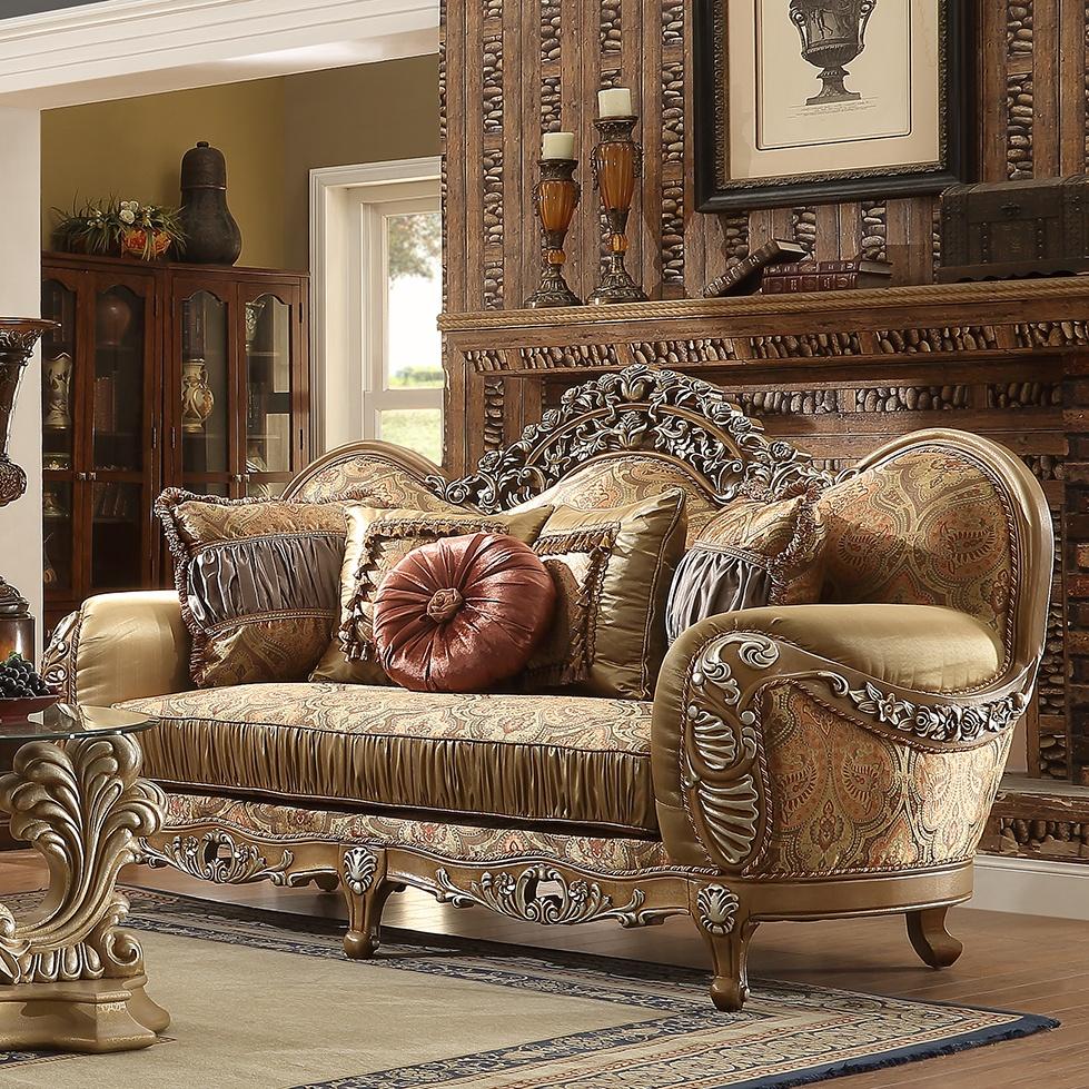 

                    
Homey Design Furniture HD-622 / HD-C7012 Sofa Set Sand/Antique/Brown Fabric Purchase 
