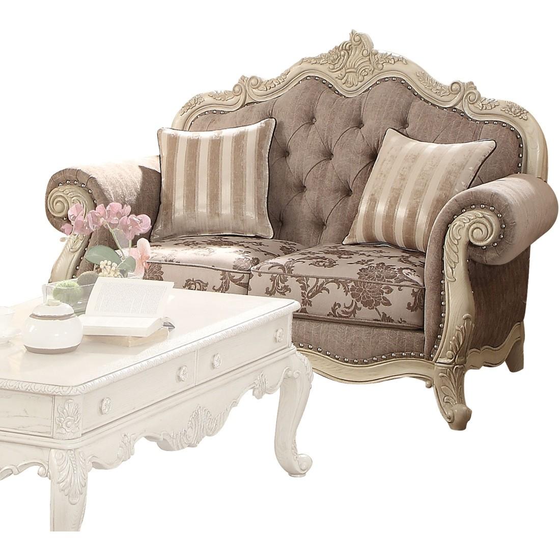 

    
Acme Furniture Ragenardus-WH-56020 Sofa Loveseat Antique White/Gray Ragenardus-WH-56020-Set-2
