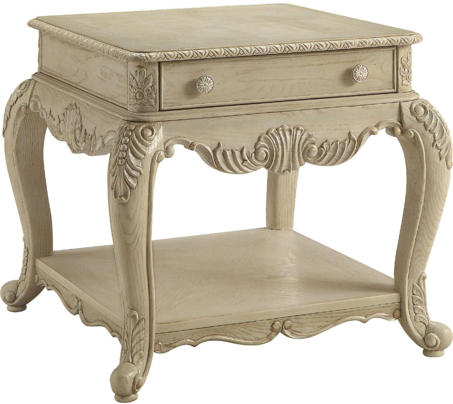 

    
Acme Furniture Ragenardus 86020 Coffee Table Set Antique/White 86020 Ragenardus-Set-3
