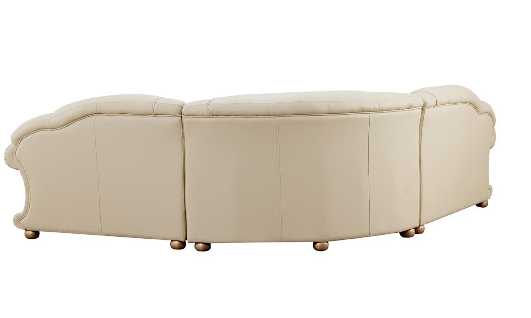 

                    
ESF Apolo Sectional Sofa Ivory Top grain leather Purchase 
