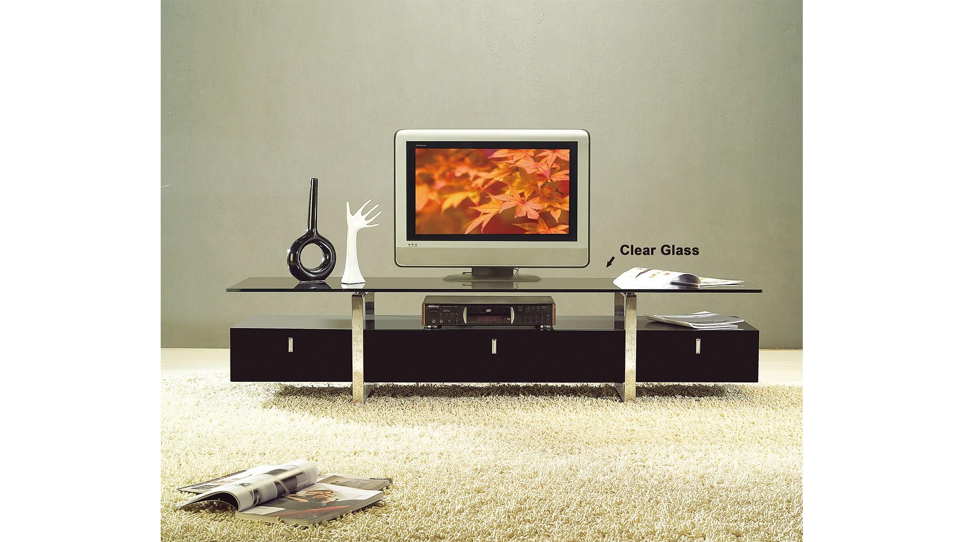 

    
At Home USA Lumina TV Stand in Wenge Glass Top Contemporary Style
