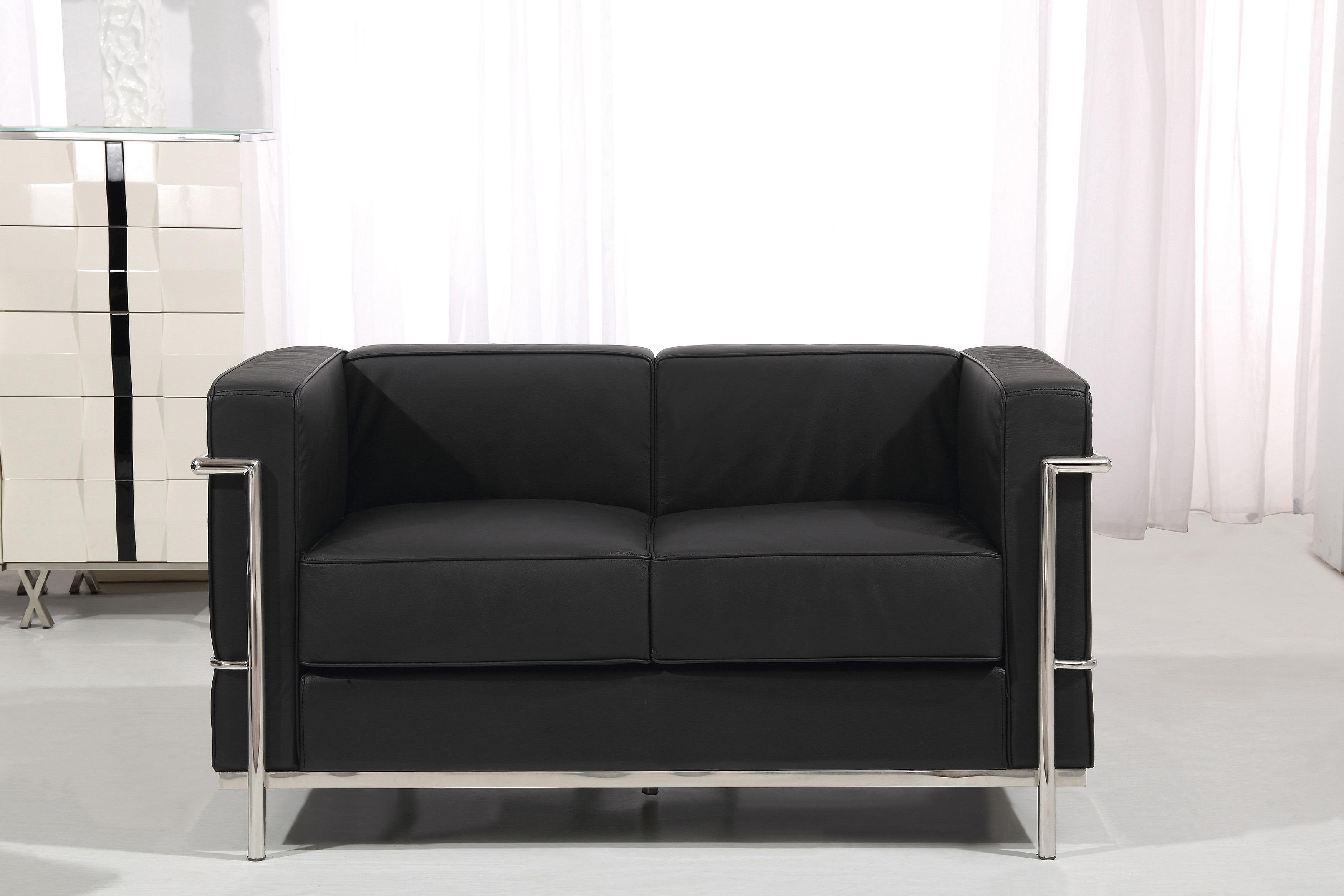 

                    
At Home USA Nube Sofa Loveseat and Chair Set Black Leather Purchase 
