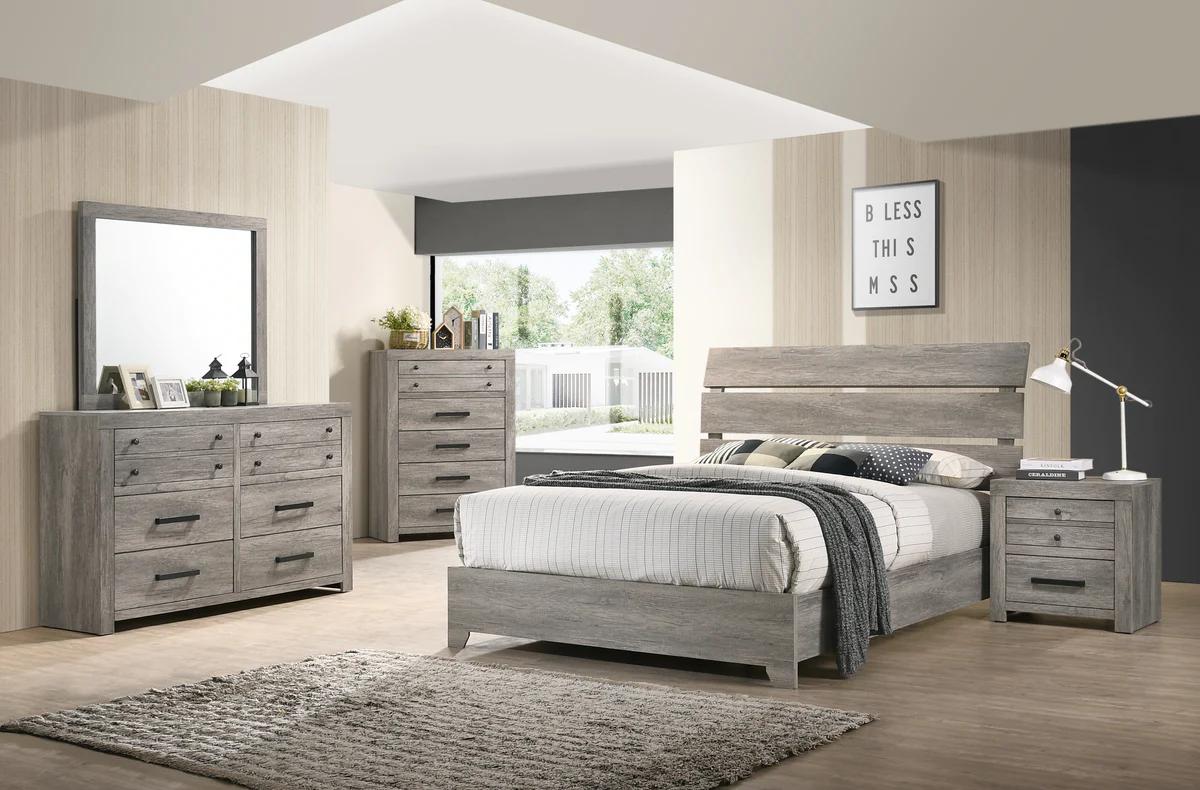 

    
Crown Mark Tundra Panel Bed Beige B5520-Q-Bed
