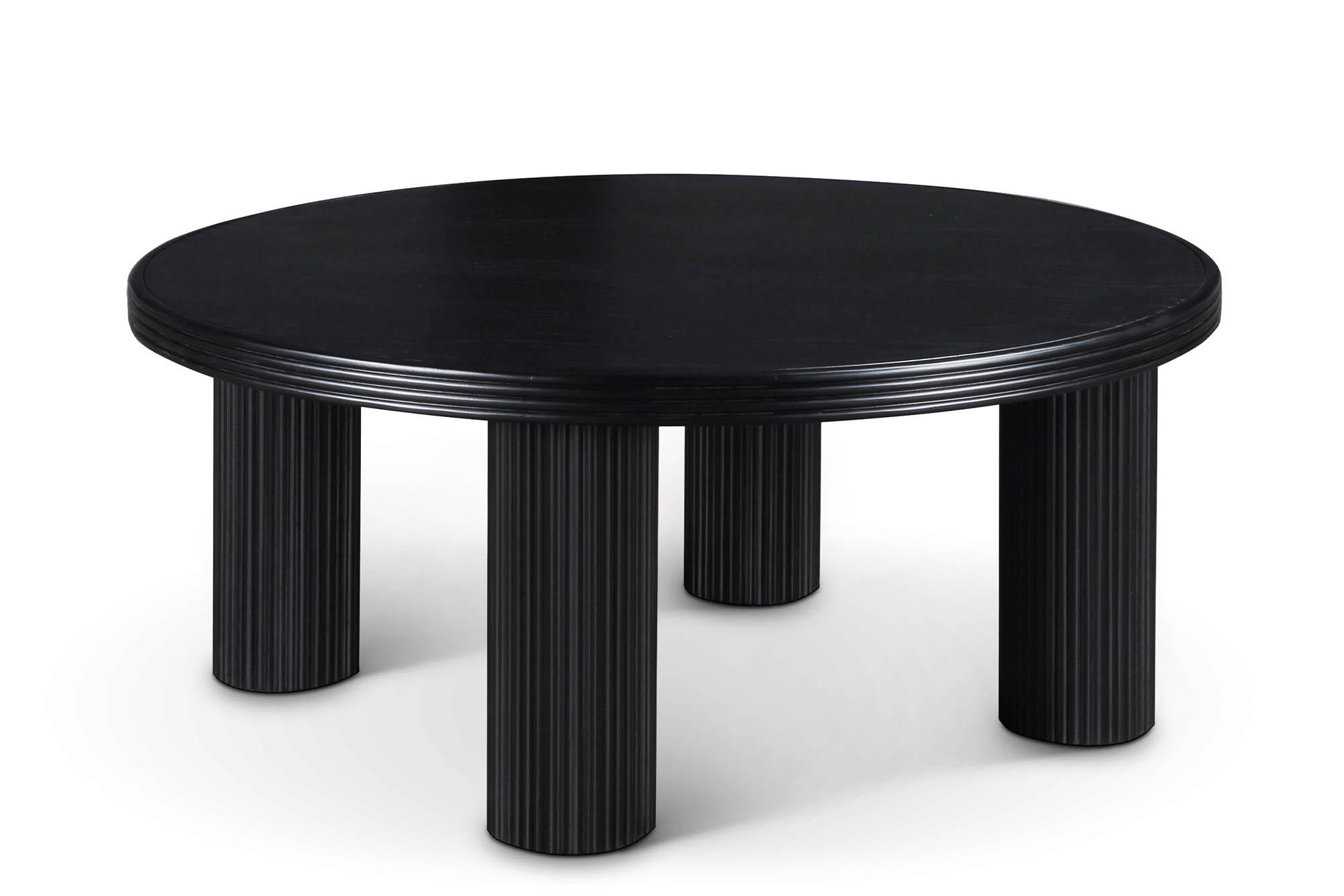 Modern Coffee Table HAYDEN 99059Black-CT 99059Black-CT in Black 