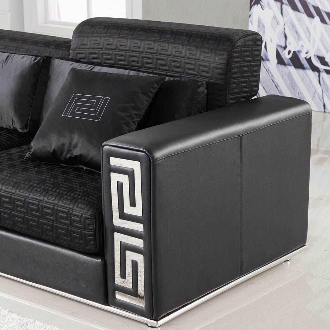 

    
American Eagle Furniture AE-L238R-BK Sectional Sofa Set Black AE-L238R-BK
