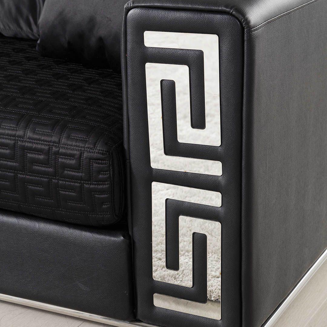 

    
AE-L238R-BK American Eagle Furniture Sectional Sofa Set
