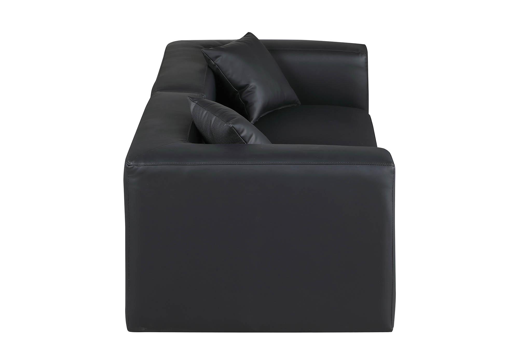 

        
Meridian Furniture CUBE 668Black-S72B Modular Sofa Black Faux Leather 094308317199
