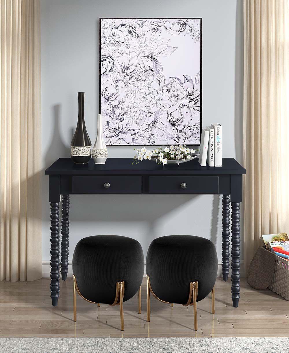 

    
Black Finish Console Table by Acme Furniture Altmar AC00912
