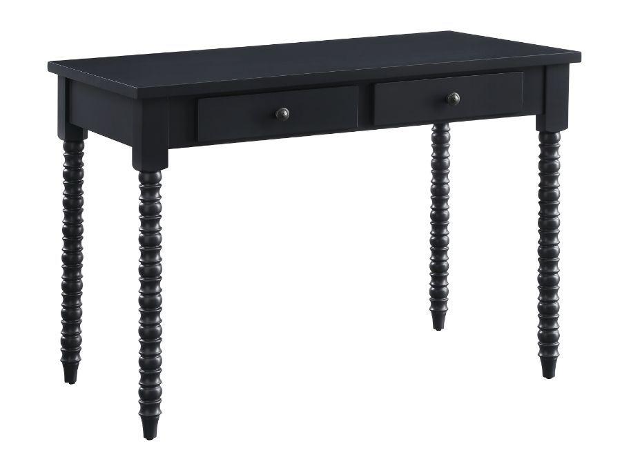 

    
Black Finish Writing Desk by Acme Furniture Altmar 93012
