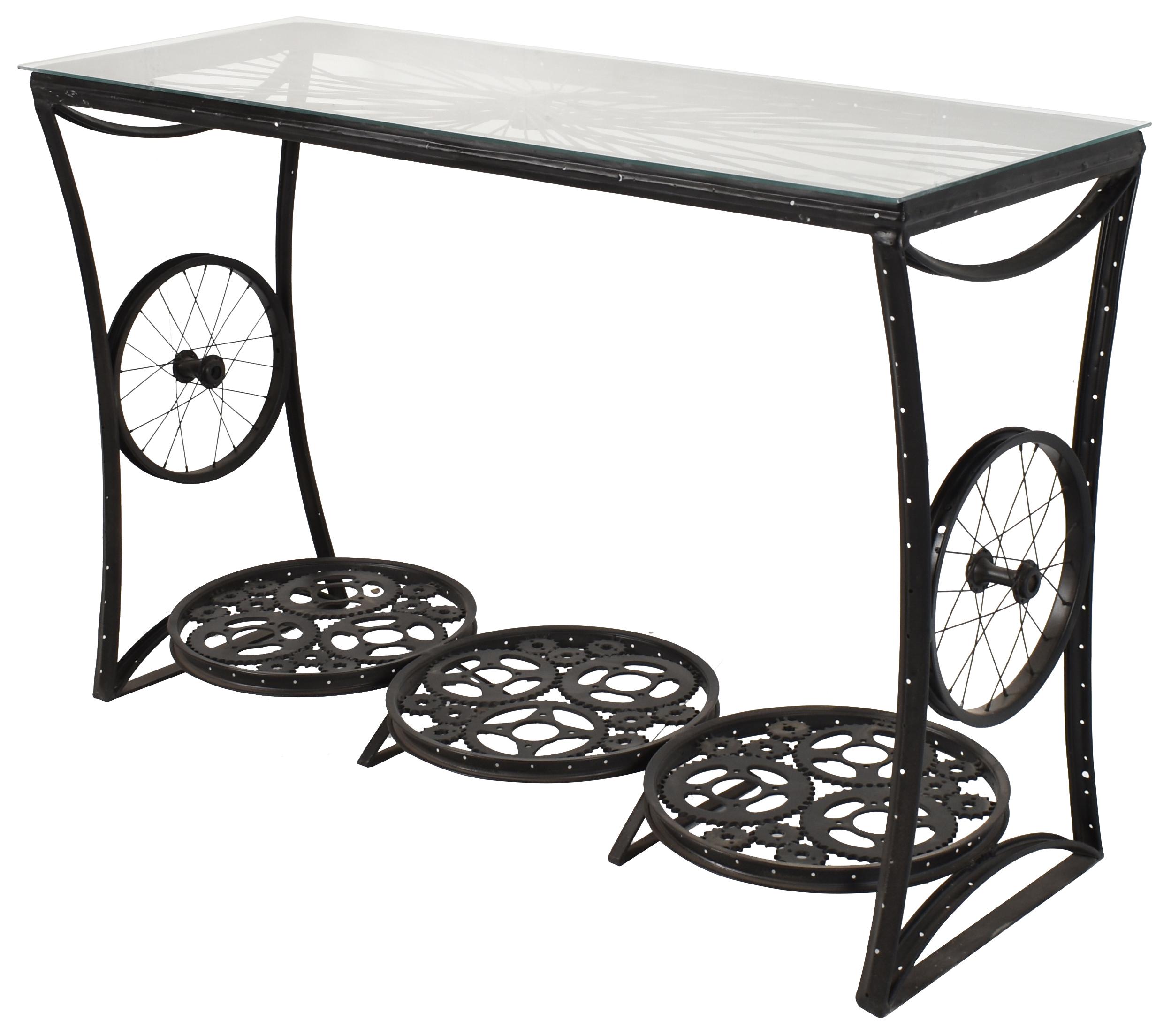 

    
Black Iron & Glass BESPOKED CONSOLE TABLE WOW-1003 JAIPUR HOME Urban
