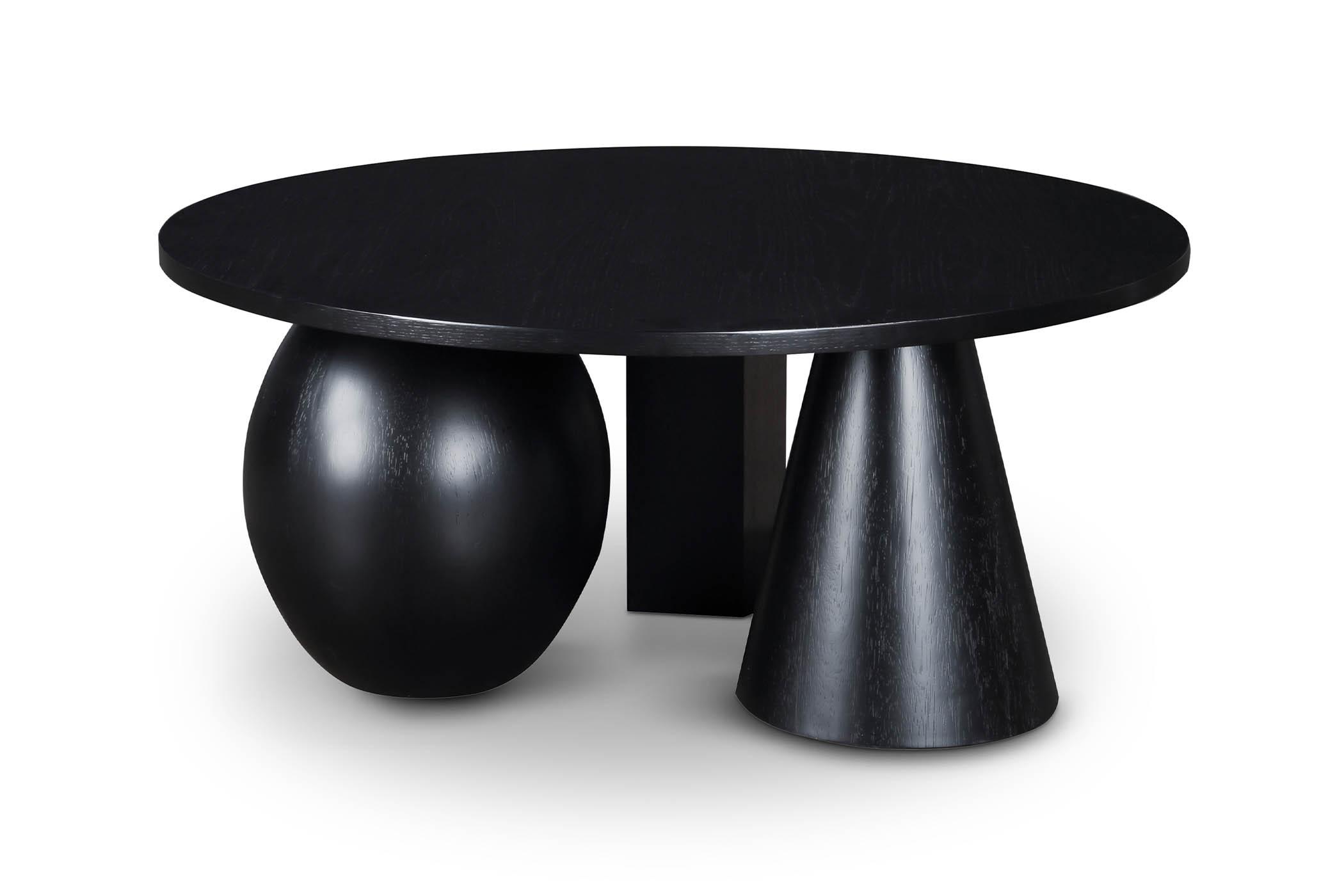 Contemporary, Modern Coffee Table 99025Black-CT 99025Black-CT in Black 