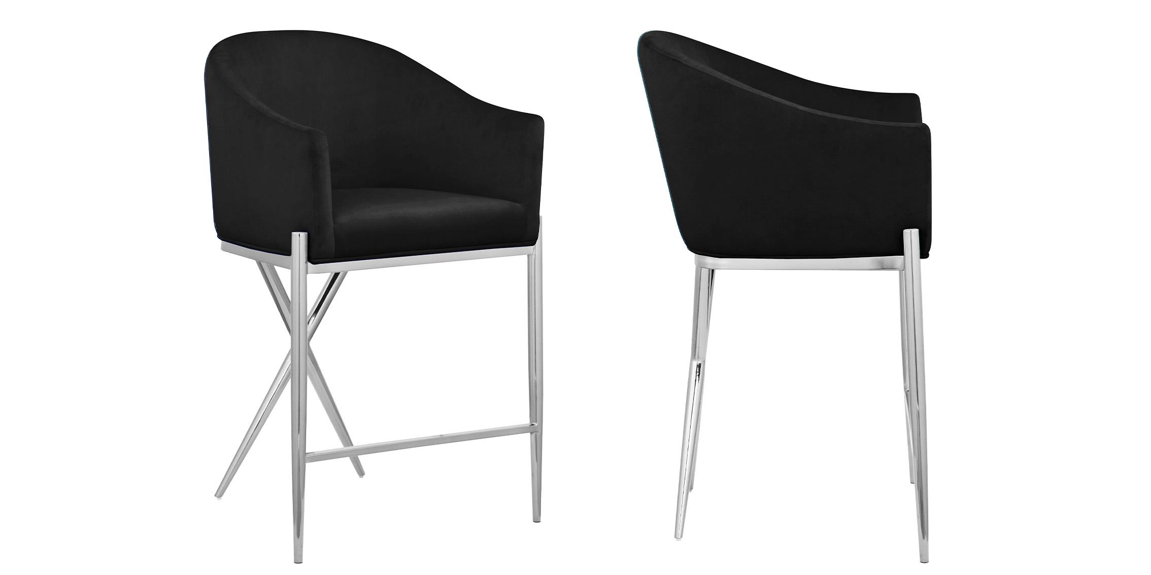 

    
Meridian Furniture XAVIER 866Black-C Counter Stool Set Chrome/Black 866Black-C-Set-2
