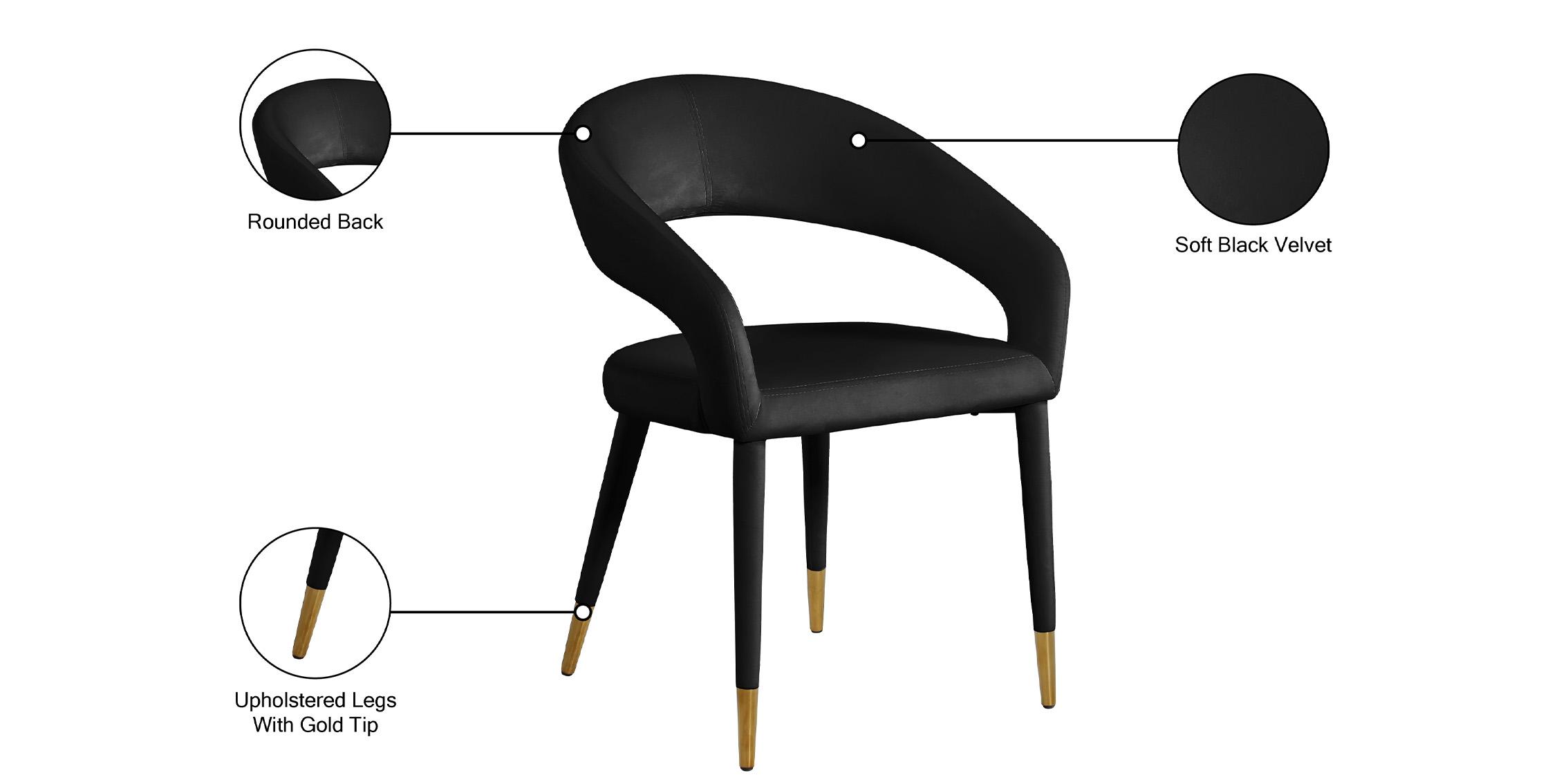 

    
537Black-C-Set-2 Meridian Furniture Dining Chair Set
