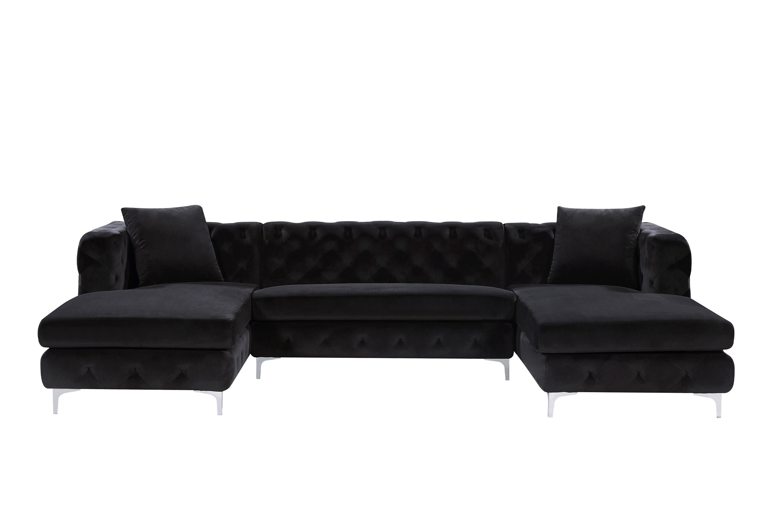 

    
Meridian Furniture Gail 664Black Sectional Sofa Black 664Black-Sectional
