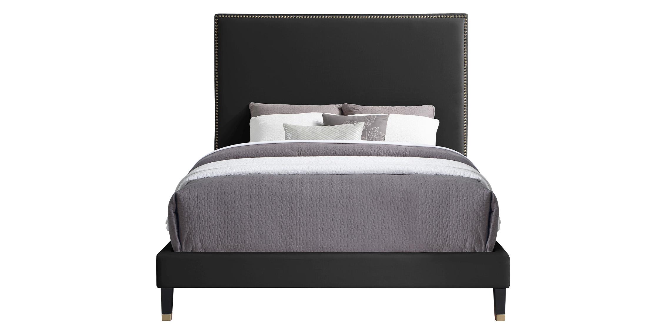 

        
Meridian Furniture HARLIE HarlieBlack-F Platform Bed Black Velvet 094308251264
