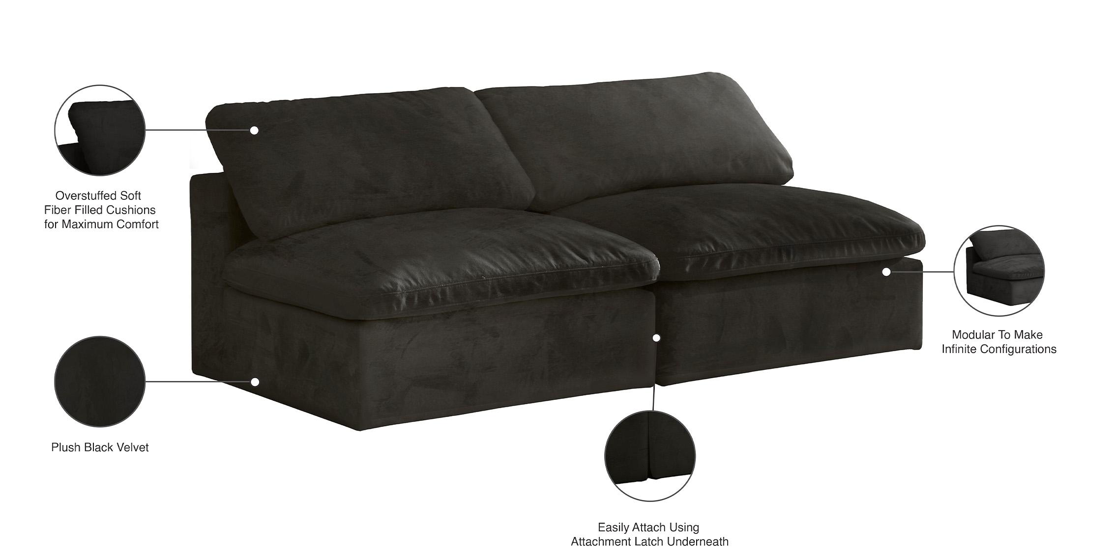 

    
Meridian Furniture 634Black-S78 Modular Sofa Black 634Black-S78
