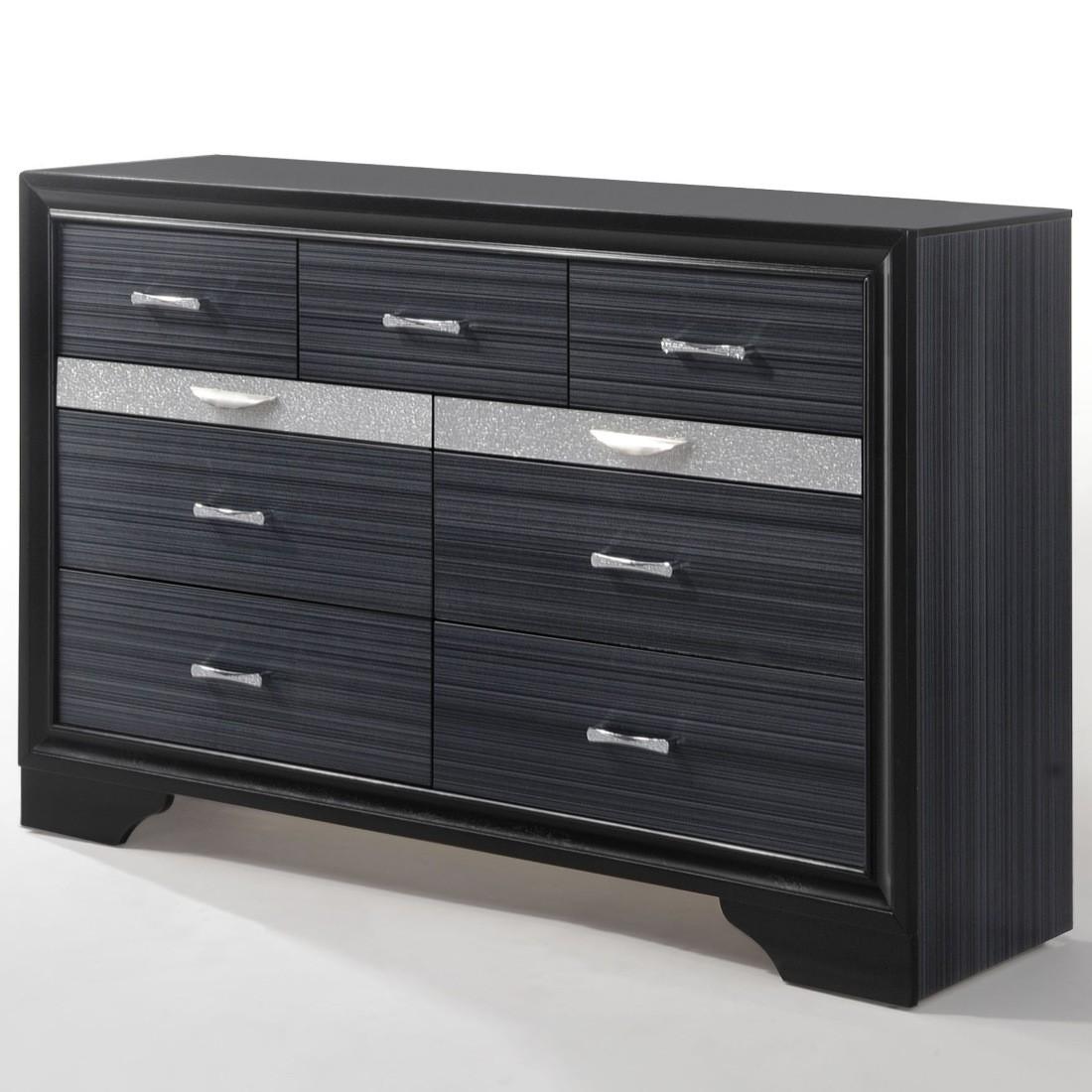 

    
Black Wood 9 Drawers Dresser Contemporary Naima 25905 Acme
