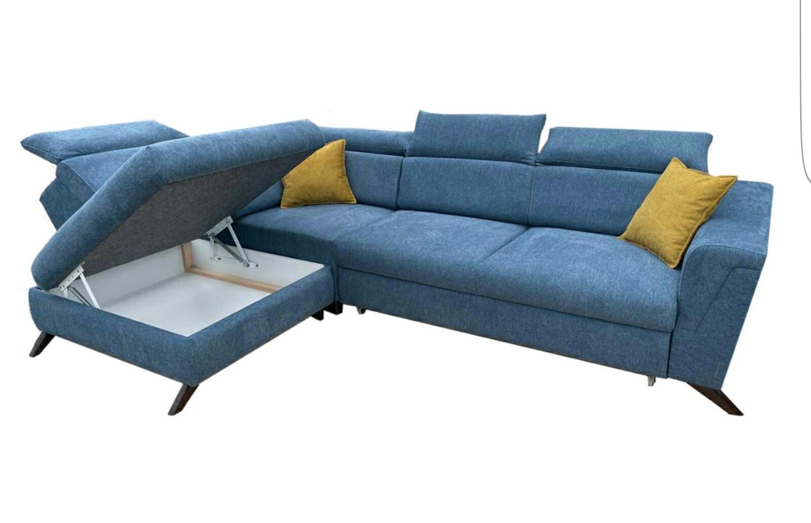 

                    
ESF GALASECTIONAL Sectional Sofa Blue Fabric Purchase 
