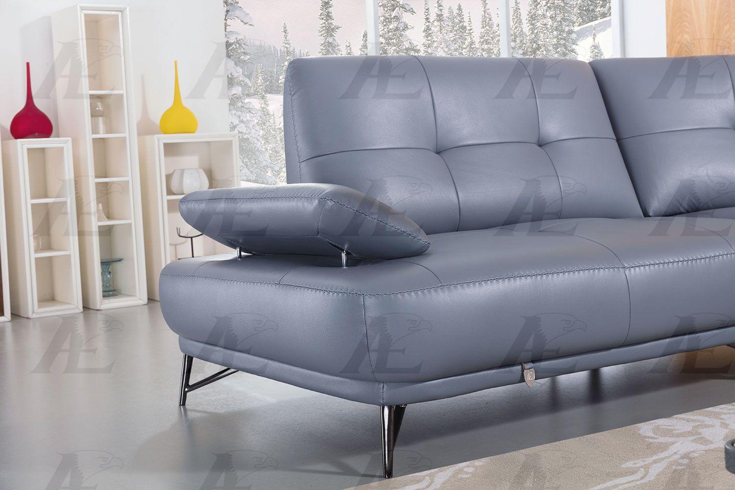 

        
American Eagle Furniture EK-L8005M-BGY Sectional Sofa Cobalt blue Top grain leather 00842295102423
