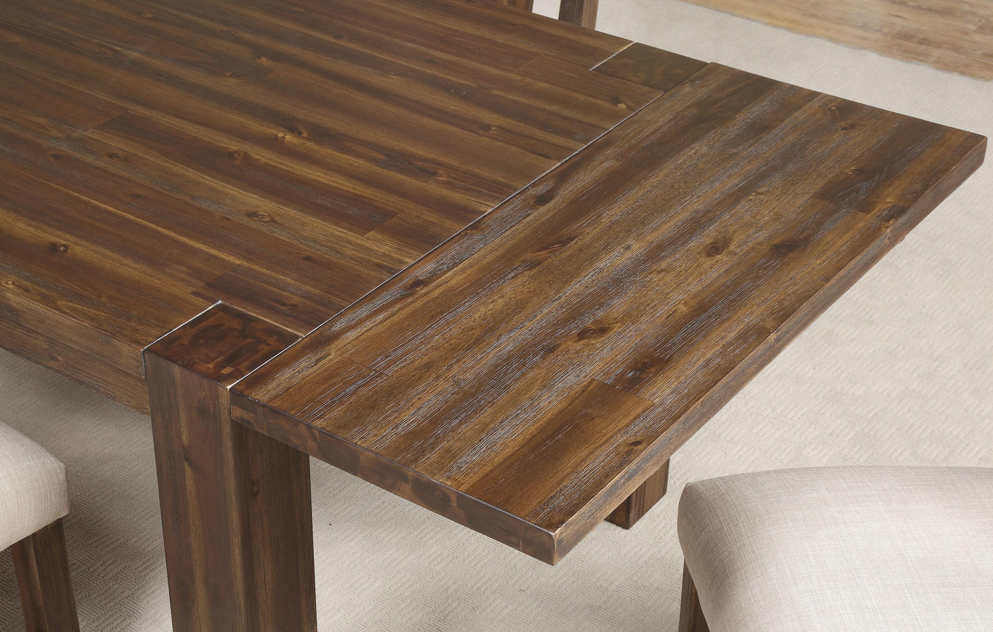 

    
 Order  Brick Brown Finish Acacia Solids Dining Table MEADOW by Modus Furniture
