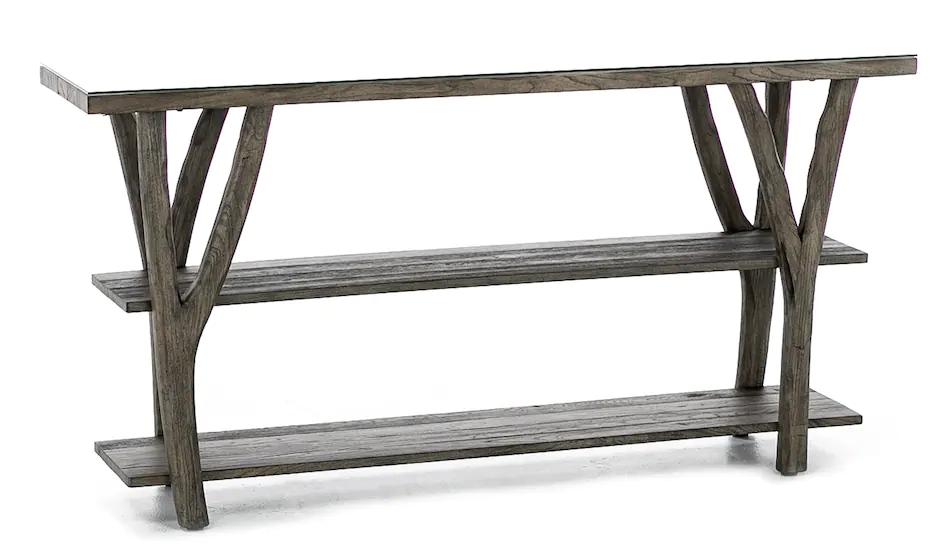 Rustic, Cottage Console Table Bridger EB5223 in Brown 