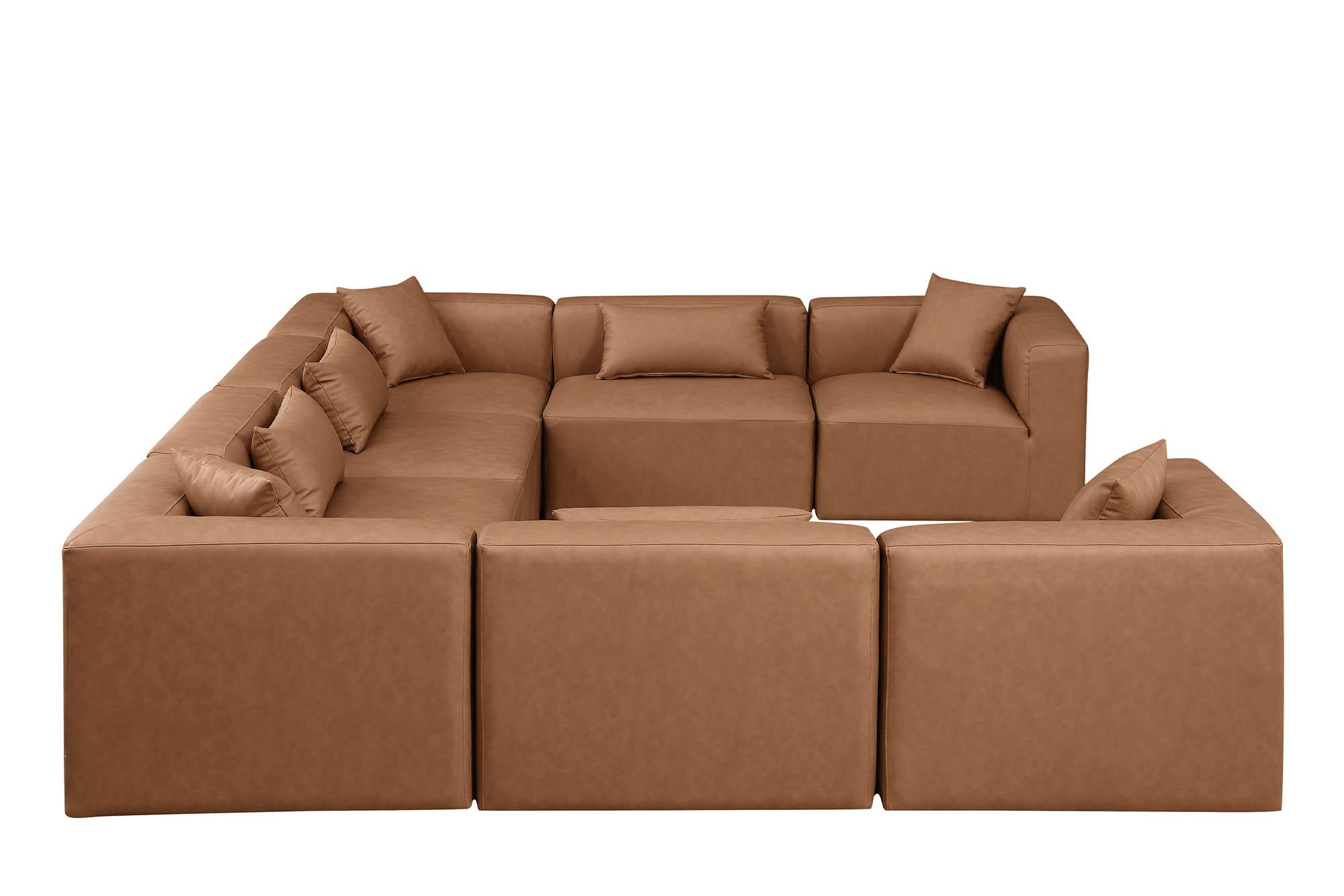 

    
668Brown-Sec8A Meridian Furniture Modular Sectional Sofa
