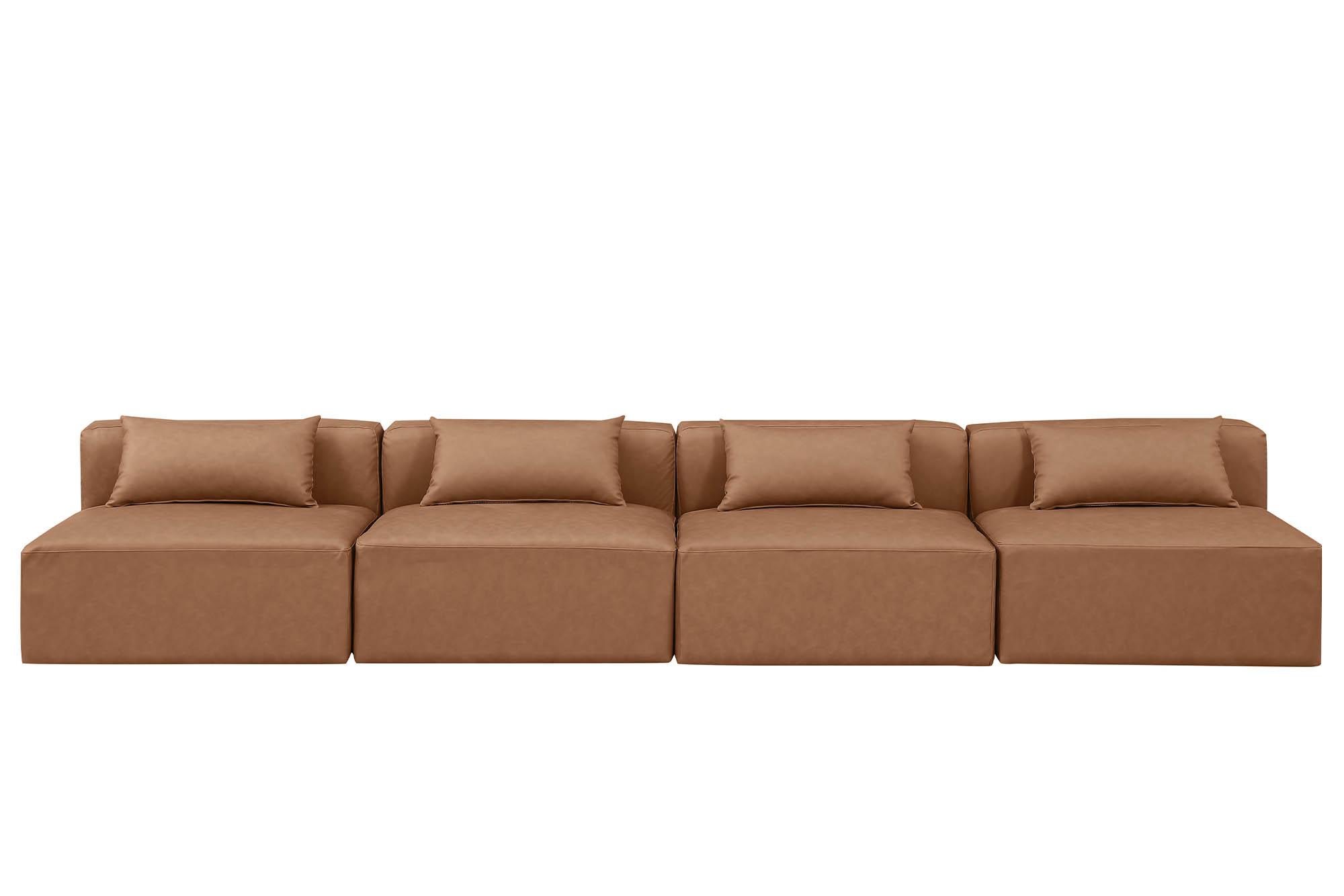 

        
Meridian Furniture CUBE 668Brown-S144A Modular Sofa Brown Faux Leather 094308317823
