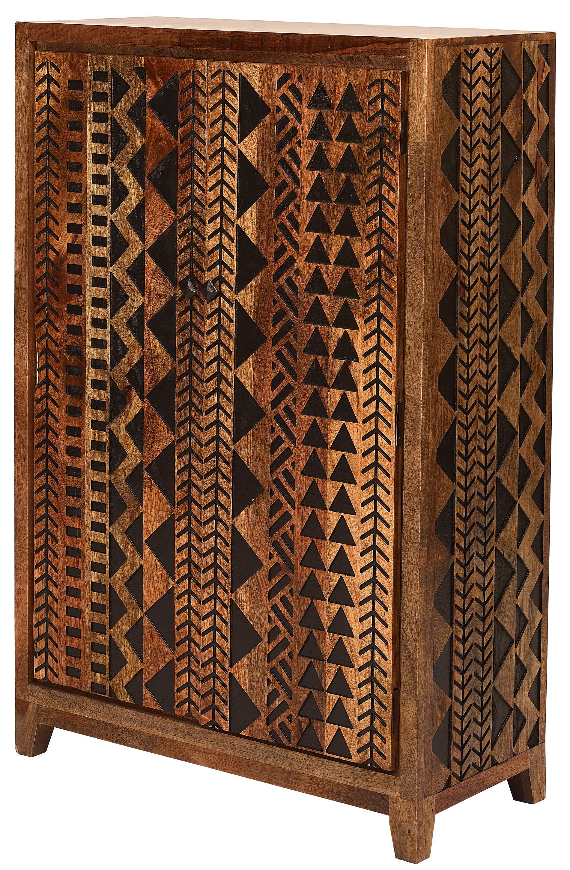 

    
Brown Hand Carved Mango Wood DOMINIK TALL CABINET EIP-15314 JAIPUR HOME Classic
