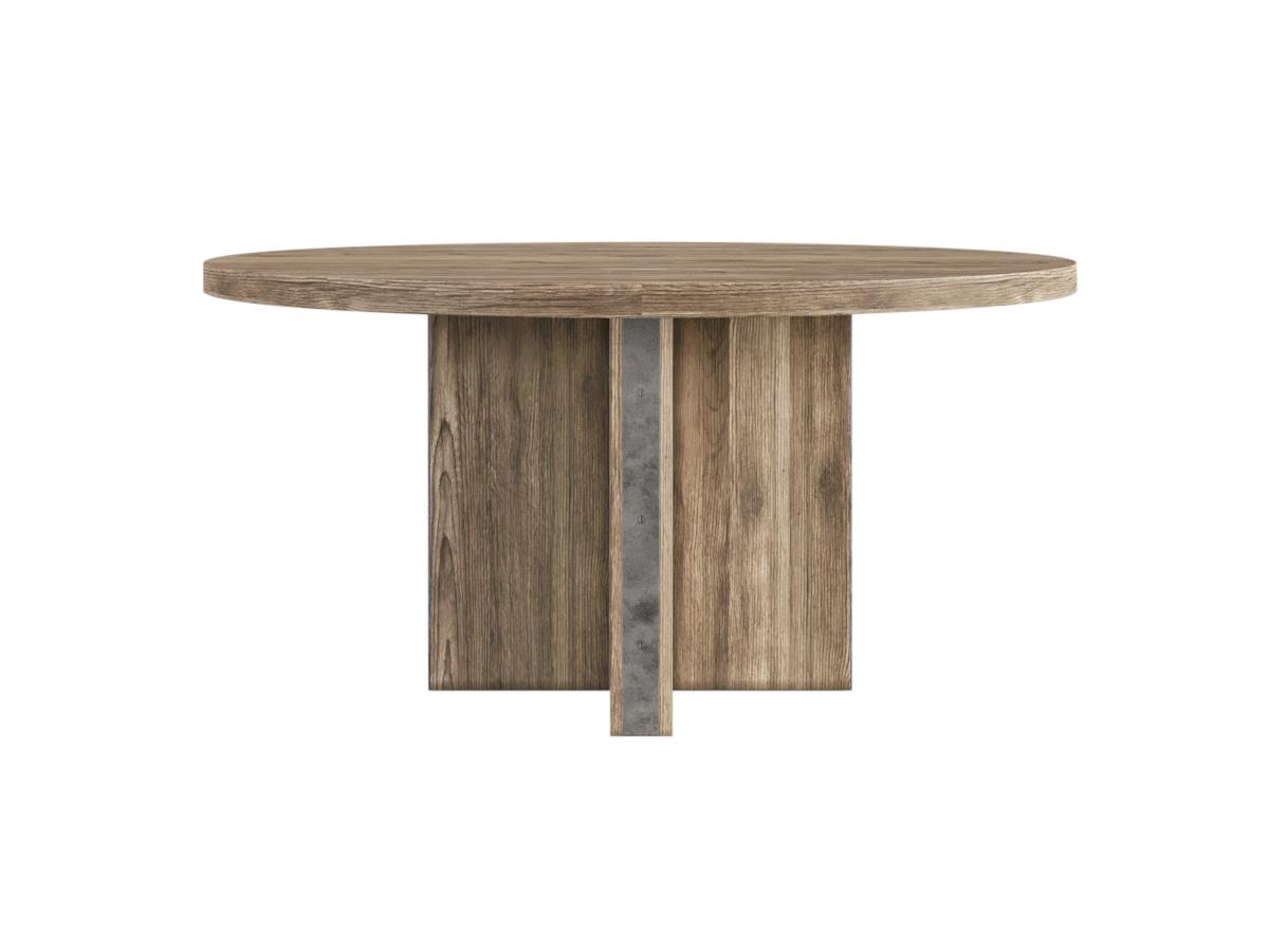 

    
Brown Oak Wood Round Dining Table by A.R.T. Furniture Passage
