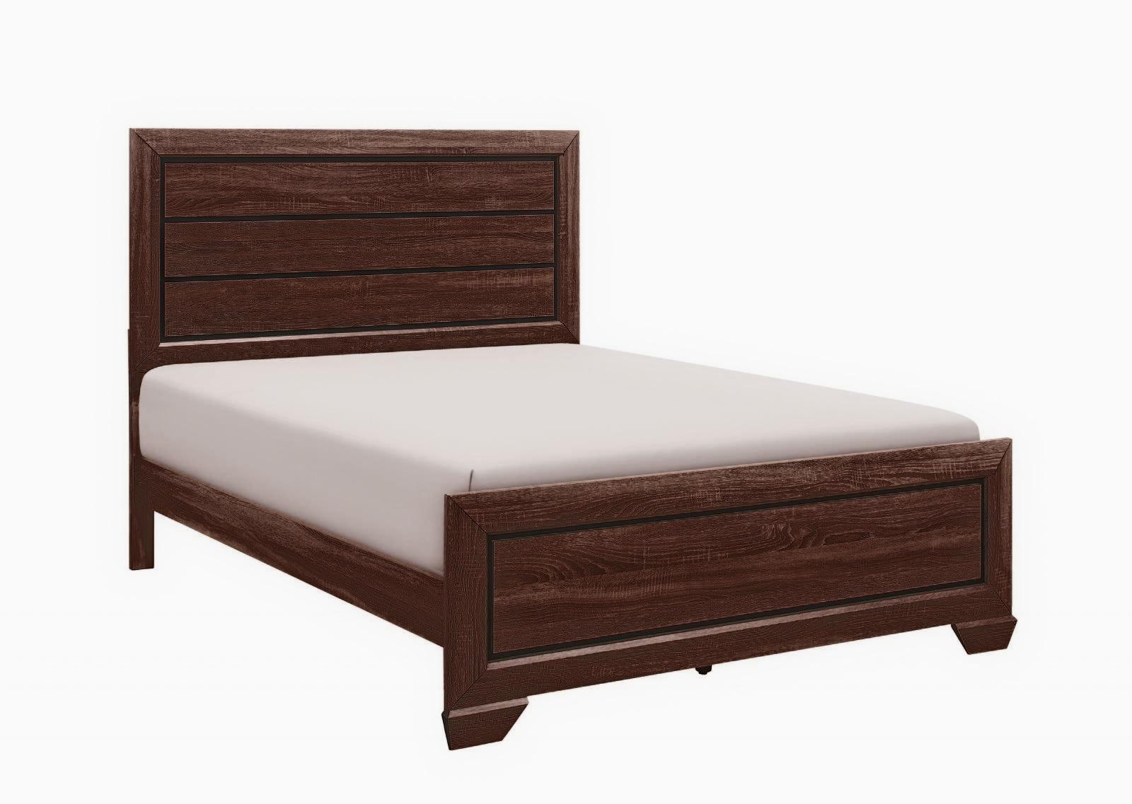 

    
Brown Queen Size Panel Bed by Crown Mark Farrow B5510-Q-Bed

