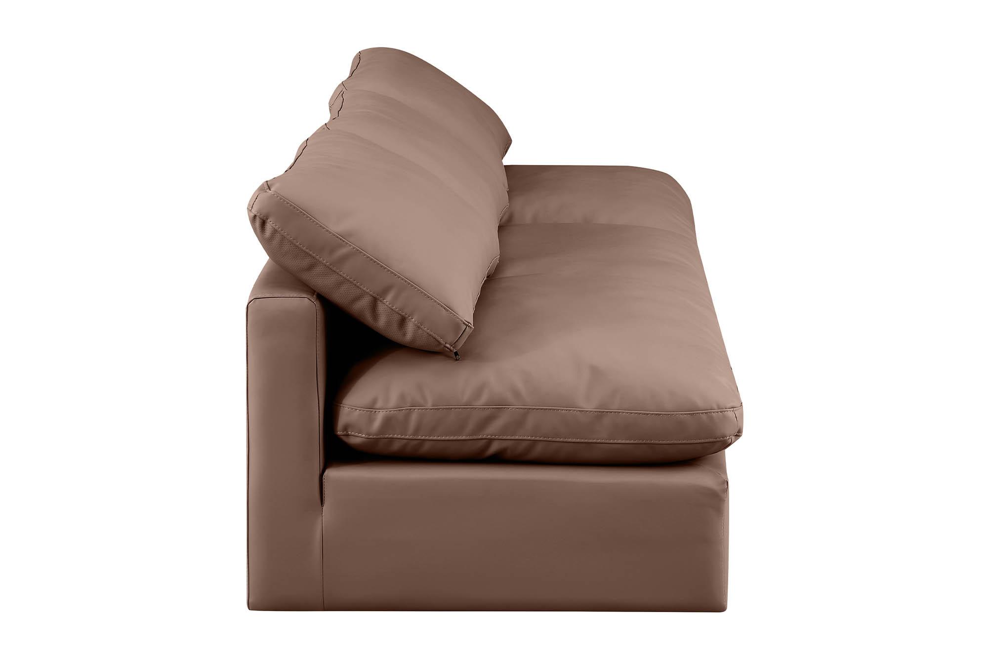 

        
Meridian Furniture INDULGE 146Brown-S3 Modular Sofa Brown Faux Leather 094308315676

