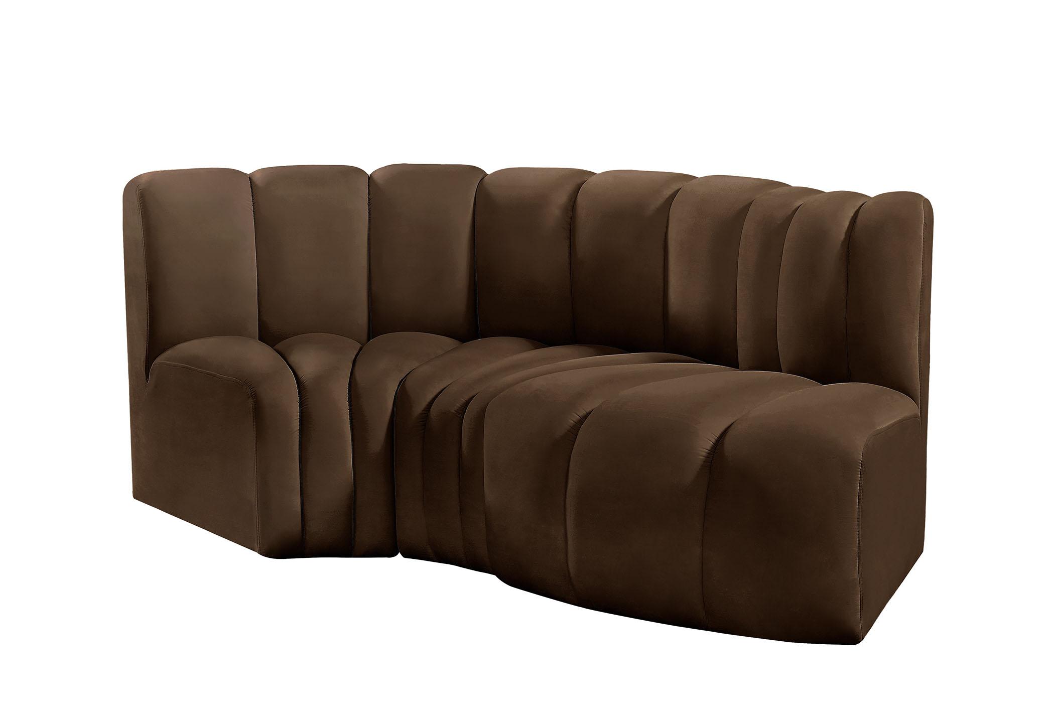 

    
103Brown-S3D Meridian Furniture Modular Sectional Sofa
