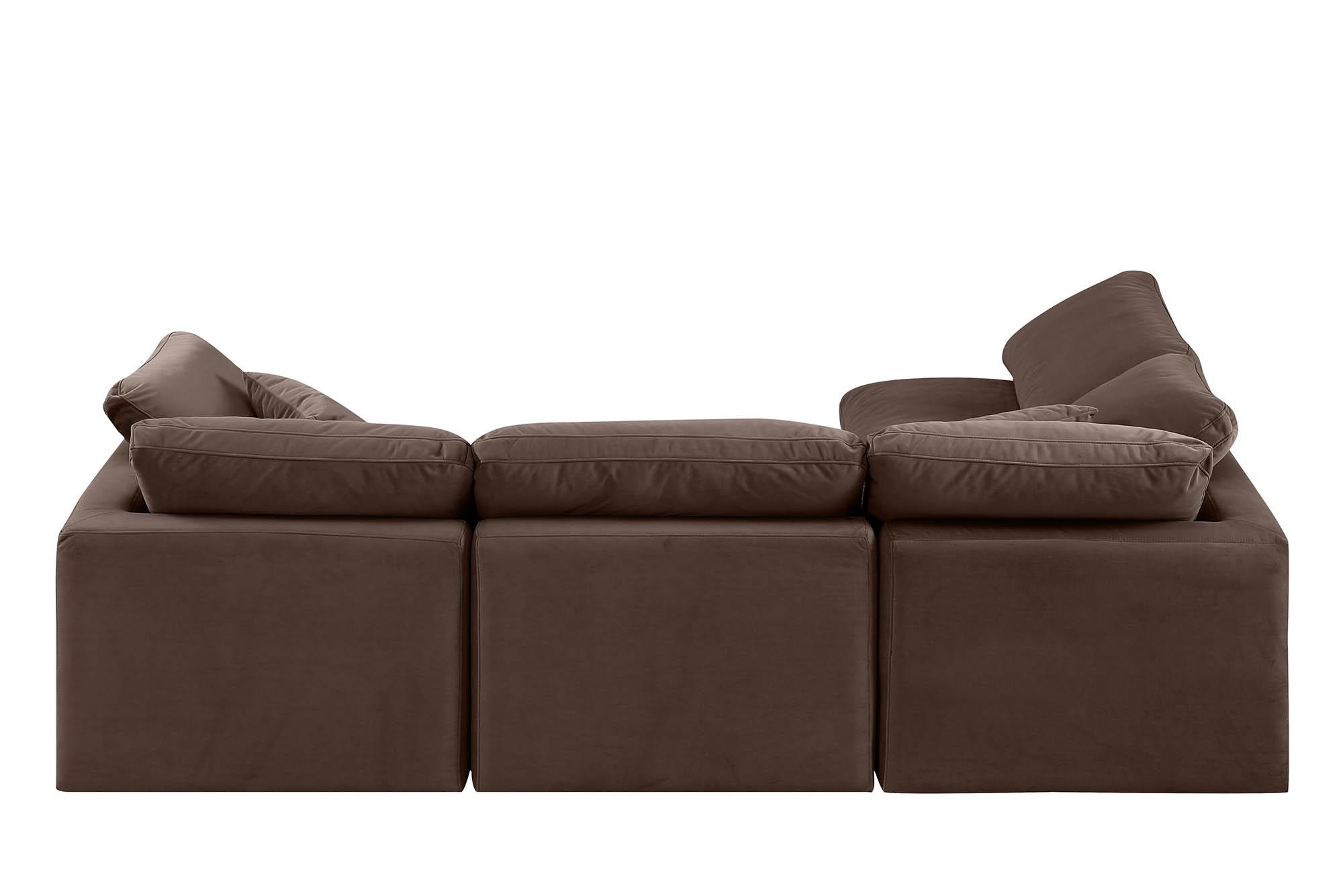 

    
147Brown-Sec4B Meridian Furniture Modular Sectional Sofa
