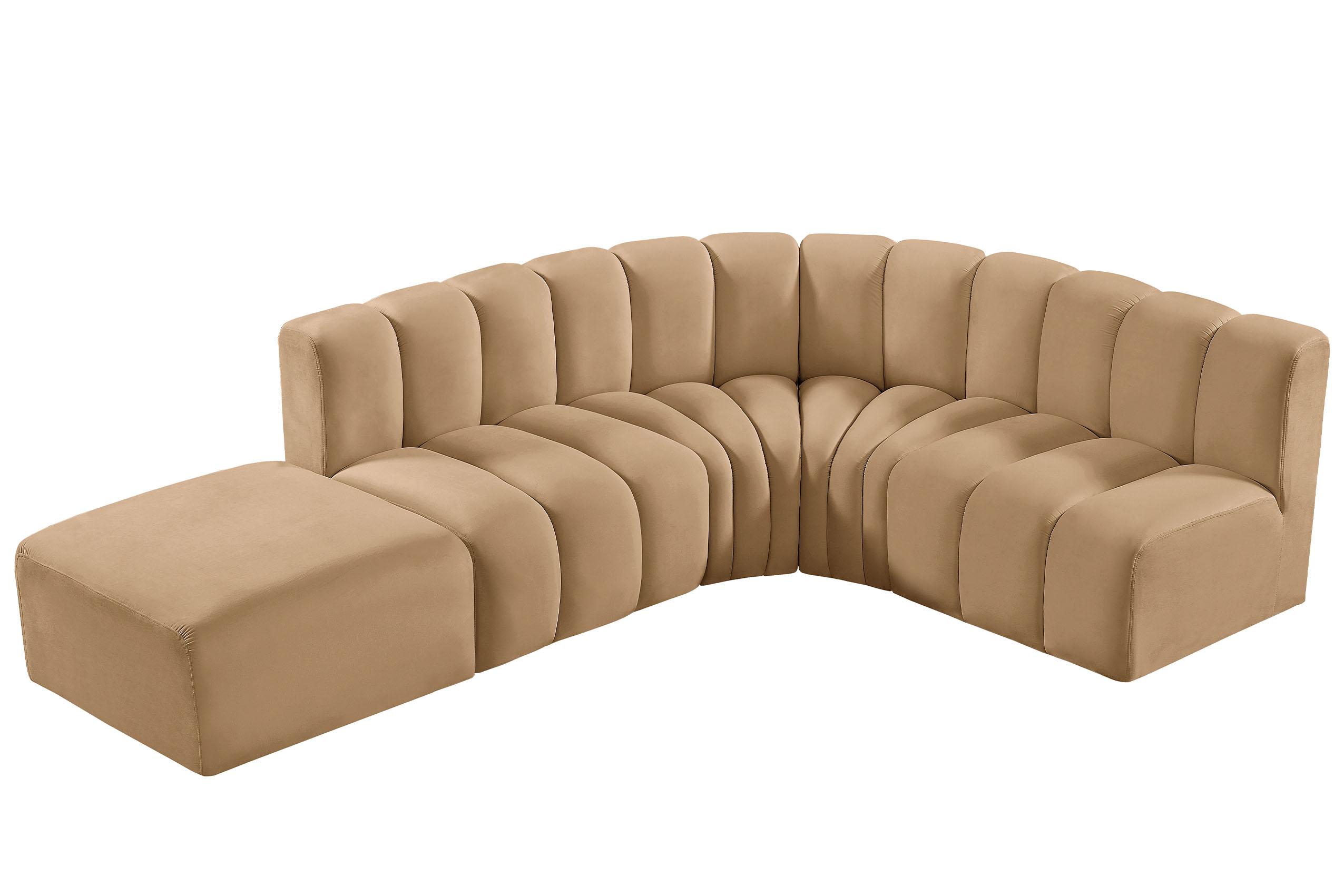 

    
103Camel-S5C Meridian Furniture Modular Sectional Sofa
