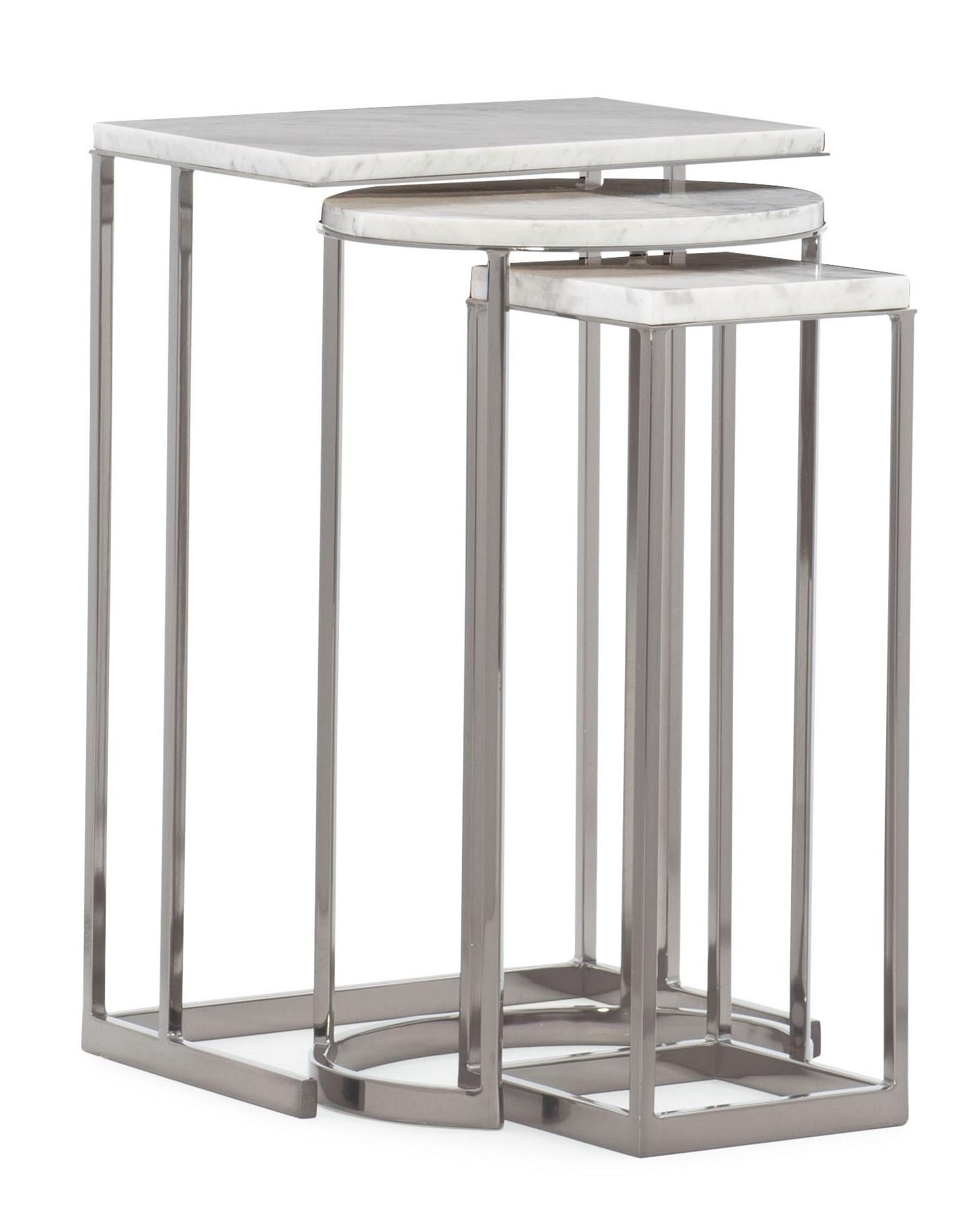 

        
Caracole EXPOSITION NESTING END TABLES End Table Marble  662896034691
