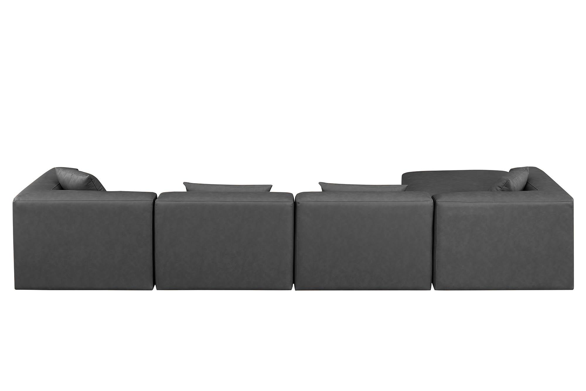 

    
668Grey-Sec5A Meridian Furniture Modular Sectional Sofa
