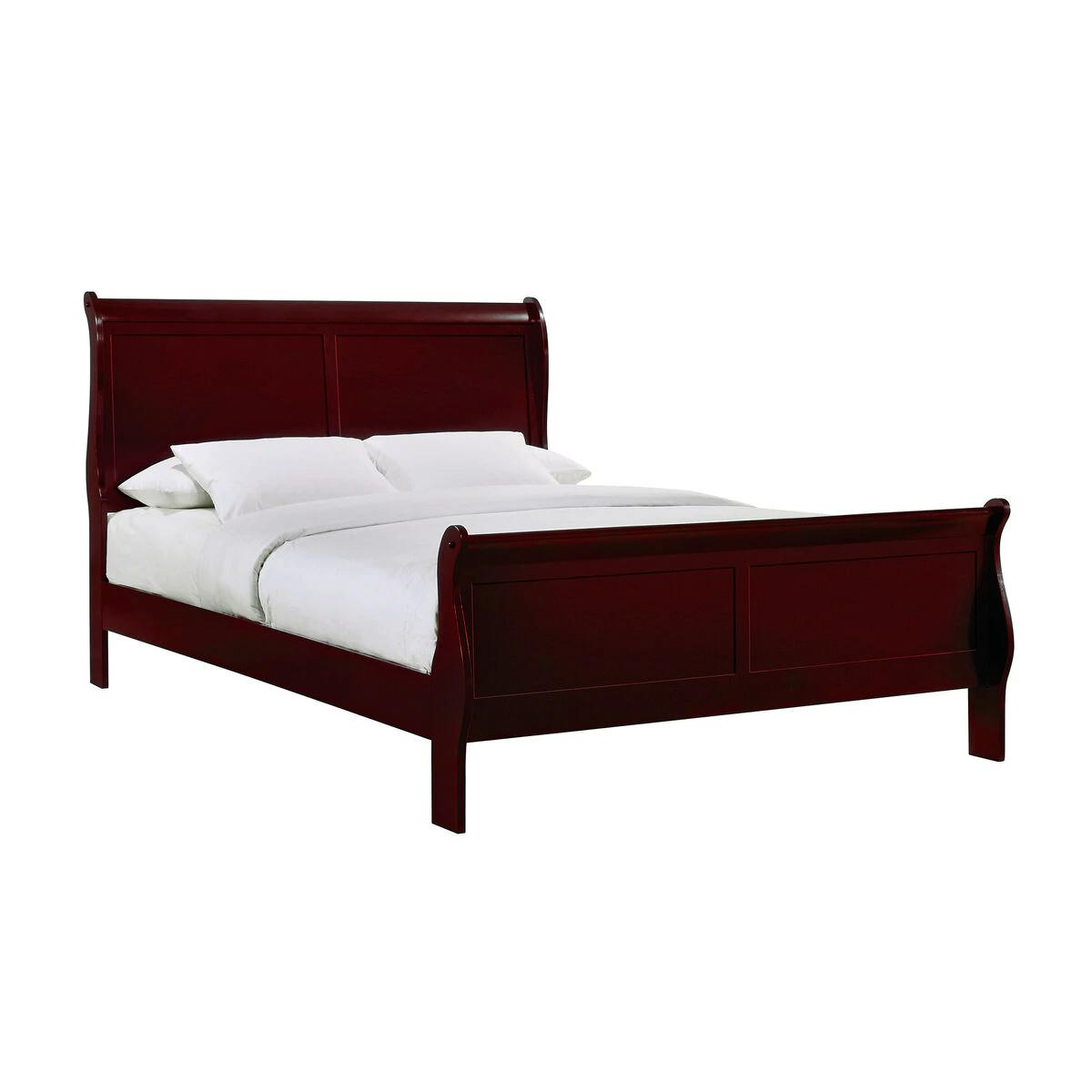 

    
Cherry Queen Panel Bed by Crown Mark Louis Philip B3800-Q-Bed

