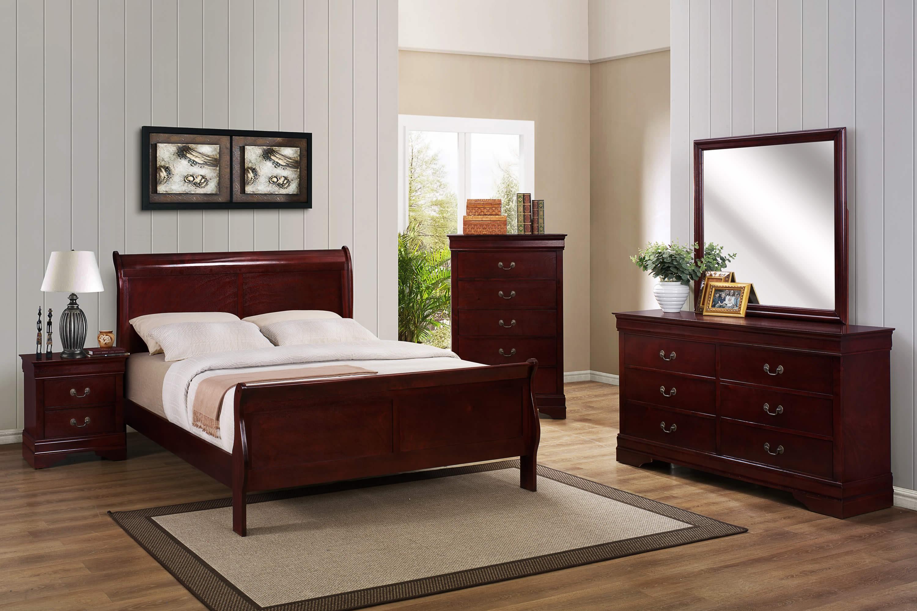 

                    
Crown Mark Louis Philip Panel Bed Cherry  Purchase 

